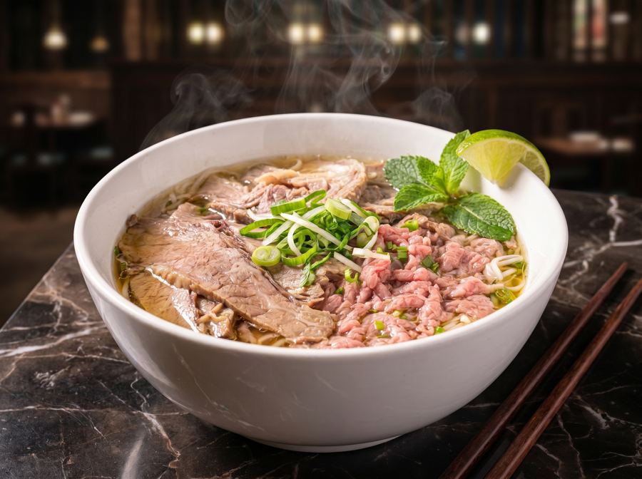 Rare Beef, Flank and Brisket Pho